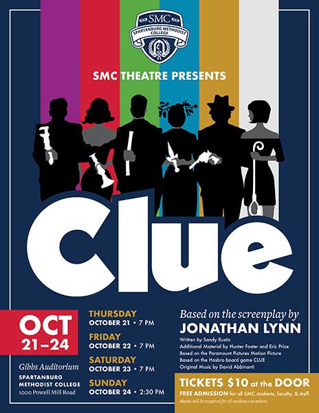 Theater poster for Clue