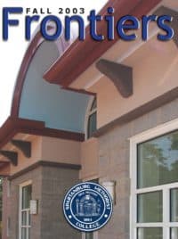 Cover of Fall 2003 Frontiers magazine