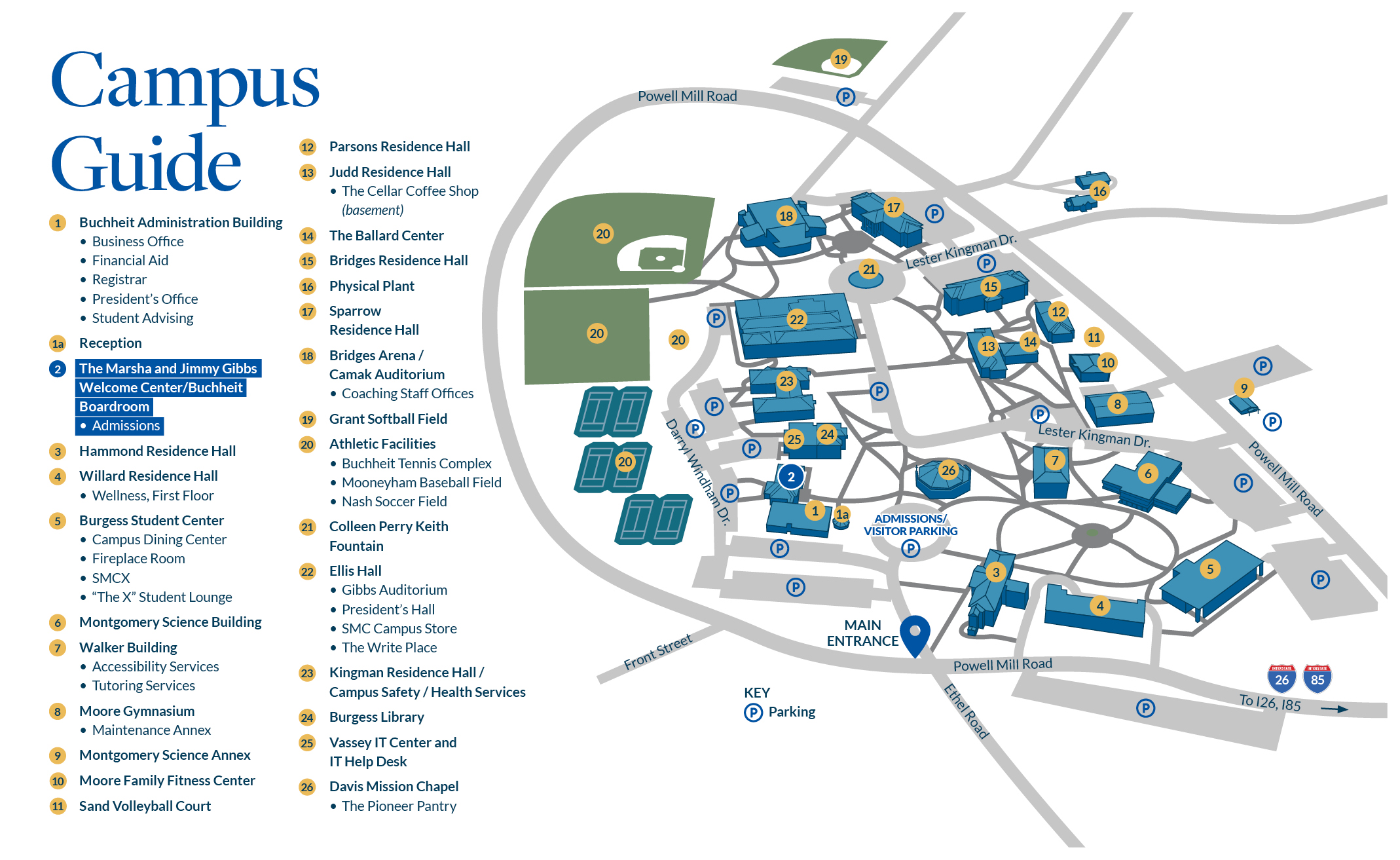 Campus map image