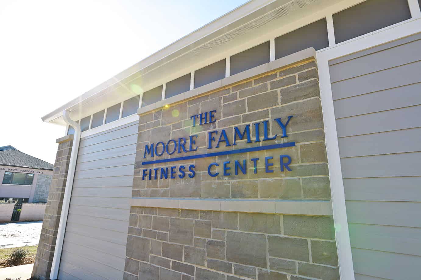 Exterior of fitness center