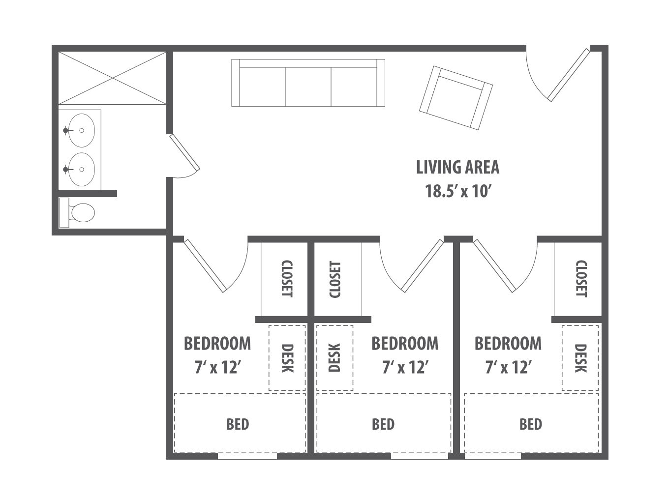 3BR Floorplan