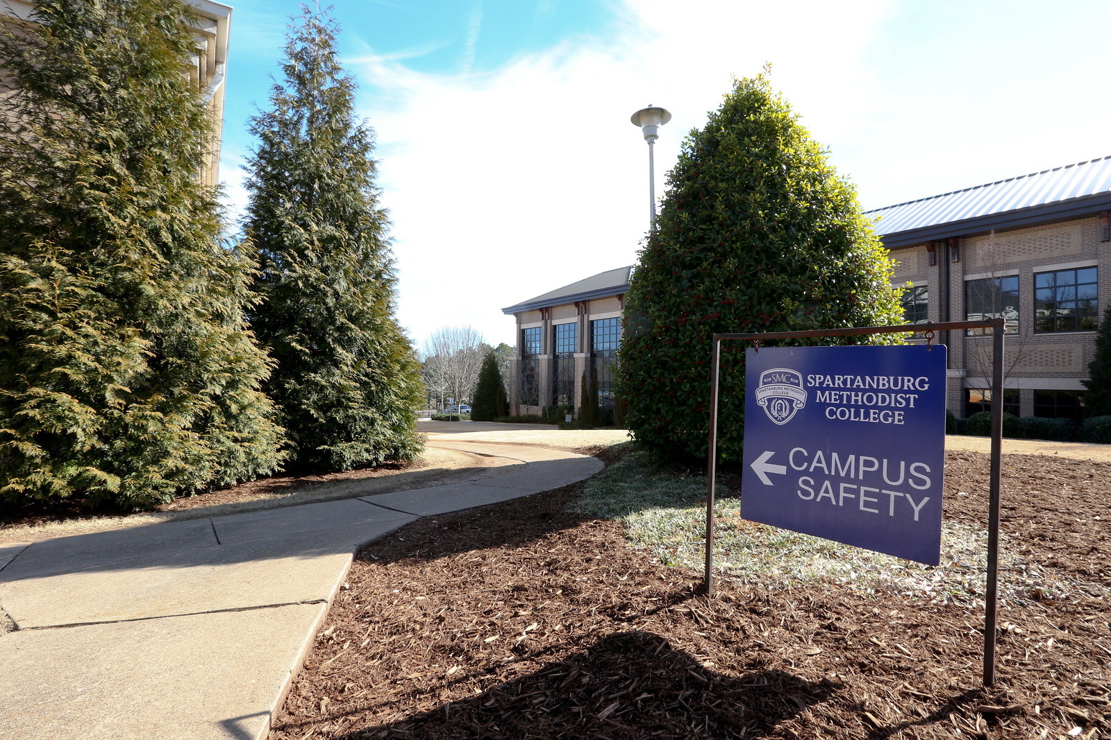 Campus Safety Directional Sign