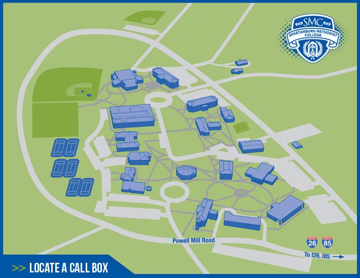 Locate a Call Box - Spartanburg Methodist College