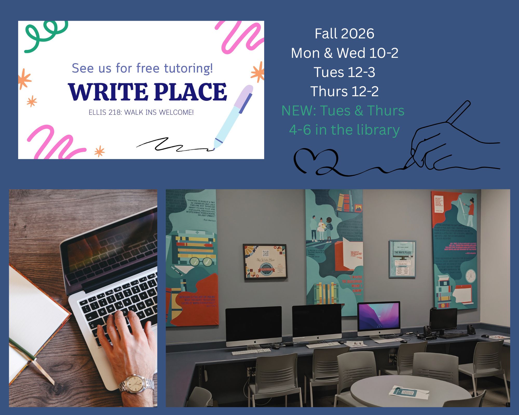 SMC The Write Place Falle 2026 Hours