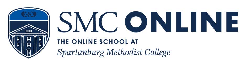 SMC Online the Online School at Spartanburg Methodist College logo